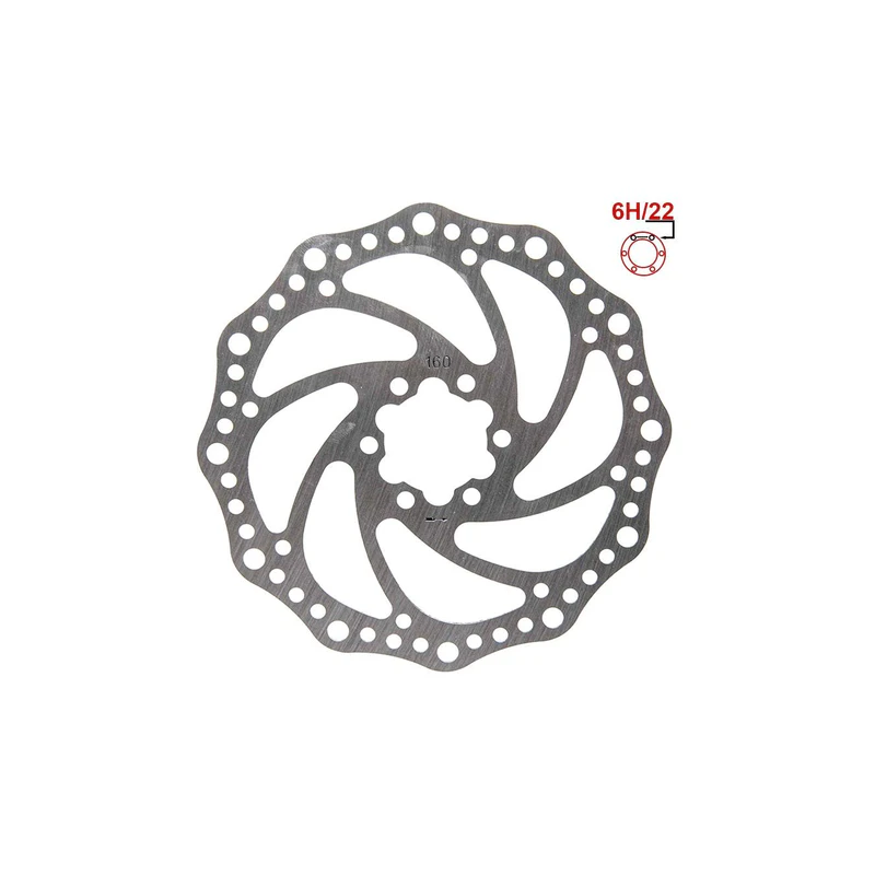 Kočioni disk 160mm 6 rupa