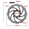 Kočioni disk 160mm 6 rupa