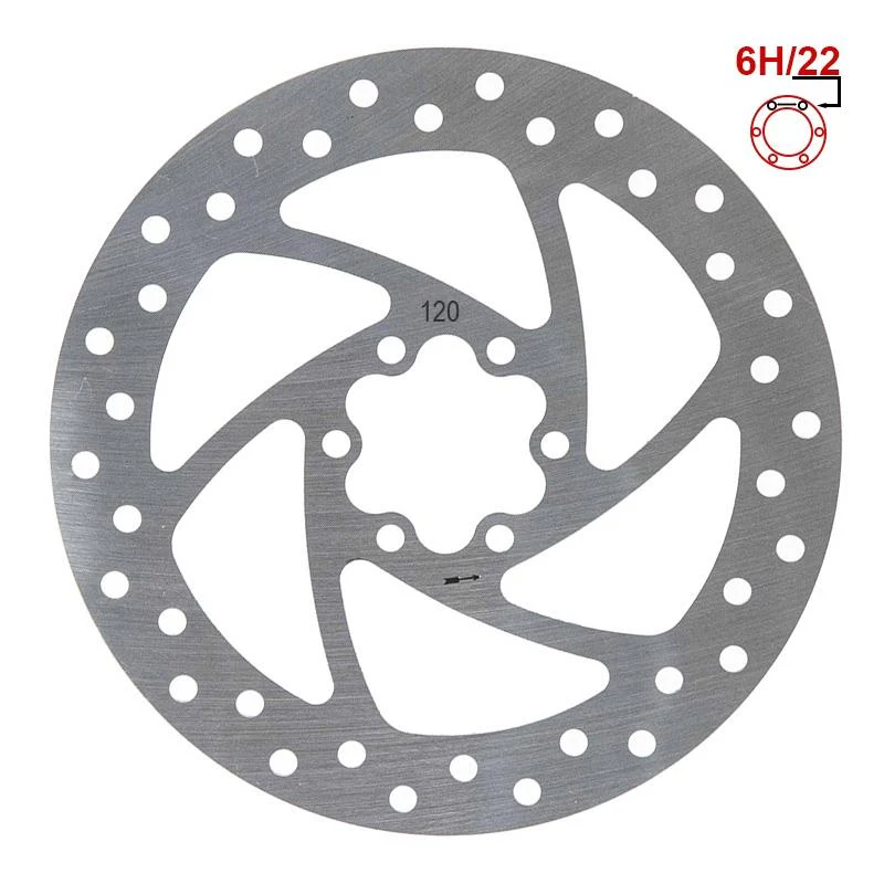 Kočioni disk 120mm 6 rupa