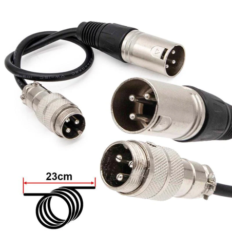 Adapter GX16 na XLR