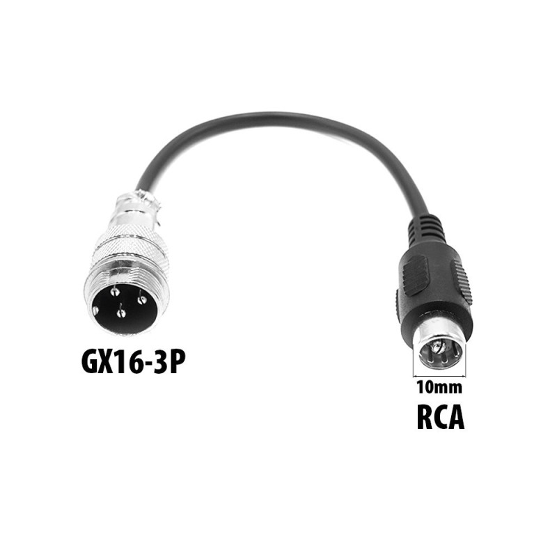 Adapter GX16 na RCA 10mm