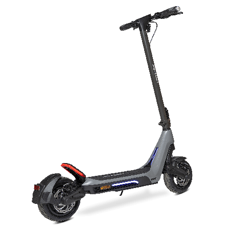Električni romobil MS ENERGY Mentor, autonomija do 60km, brzina 25km/h, kotači 10″, srebrni